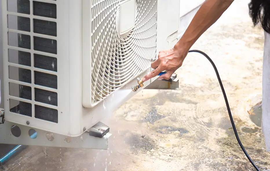 Cleaning AC Unit